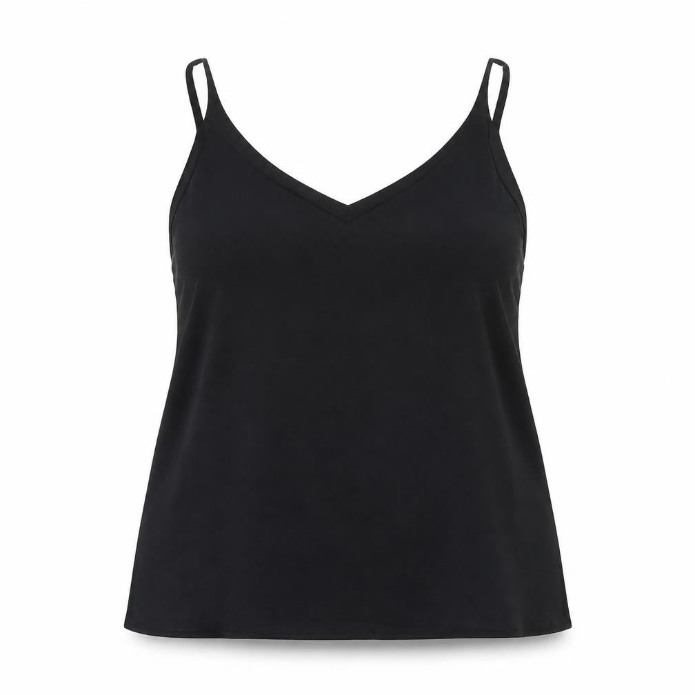 Womens UK Size 14 Blue Inc Black Basic Tank