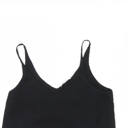 Womens UK Size 14 Blue Inc Black Basic Tank