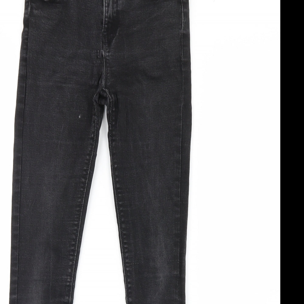 Denim & Co. Womens Black  Denim Skinny Jeans Size 10 L28 in