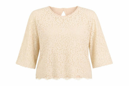 Womens UK Size 14 H&M Beige Basic Blouse