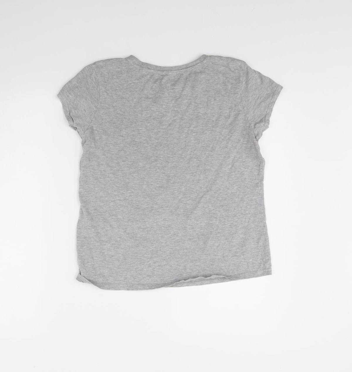 Back view of The range women’s grey solid cami pyjama top, size UK 10, - christmas