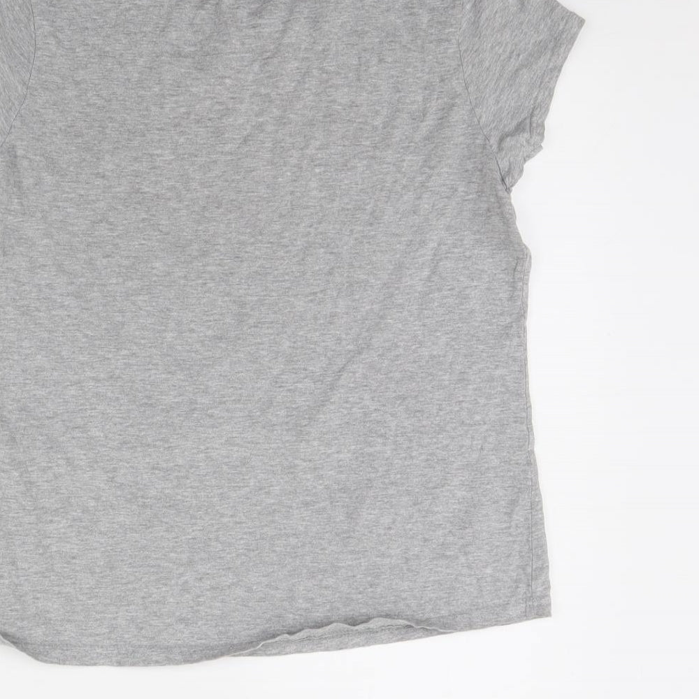 Brand and care label for The range women’s grey solid cami pyjama top, size UK 10, - christmas