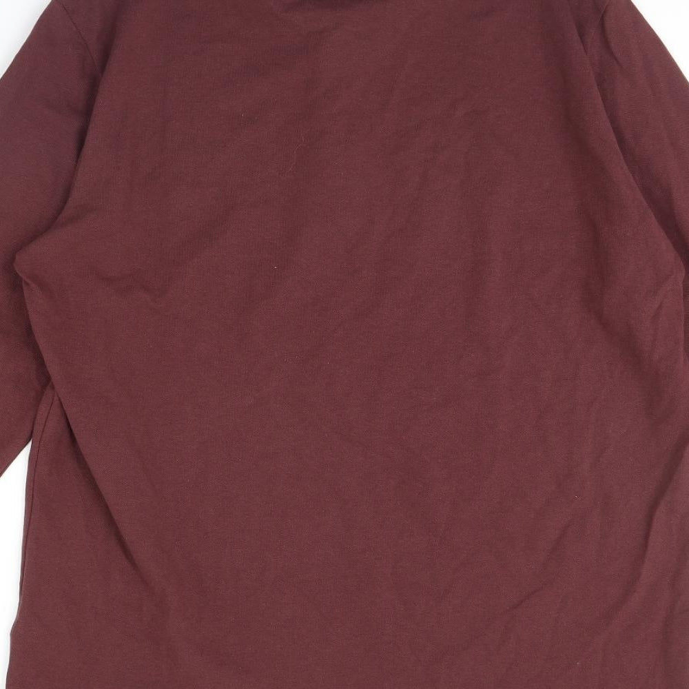 Easy Mens Red   Henley Jumper Size XL