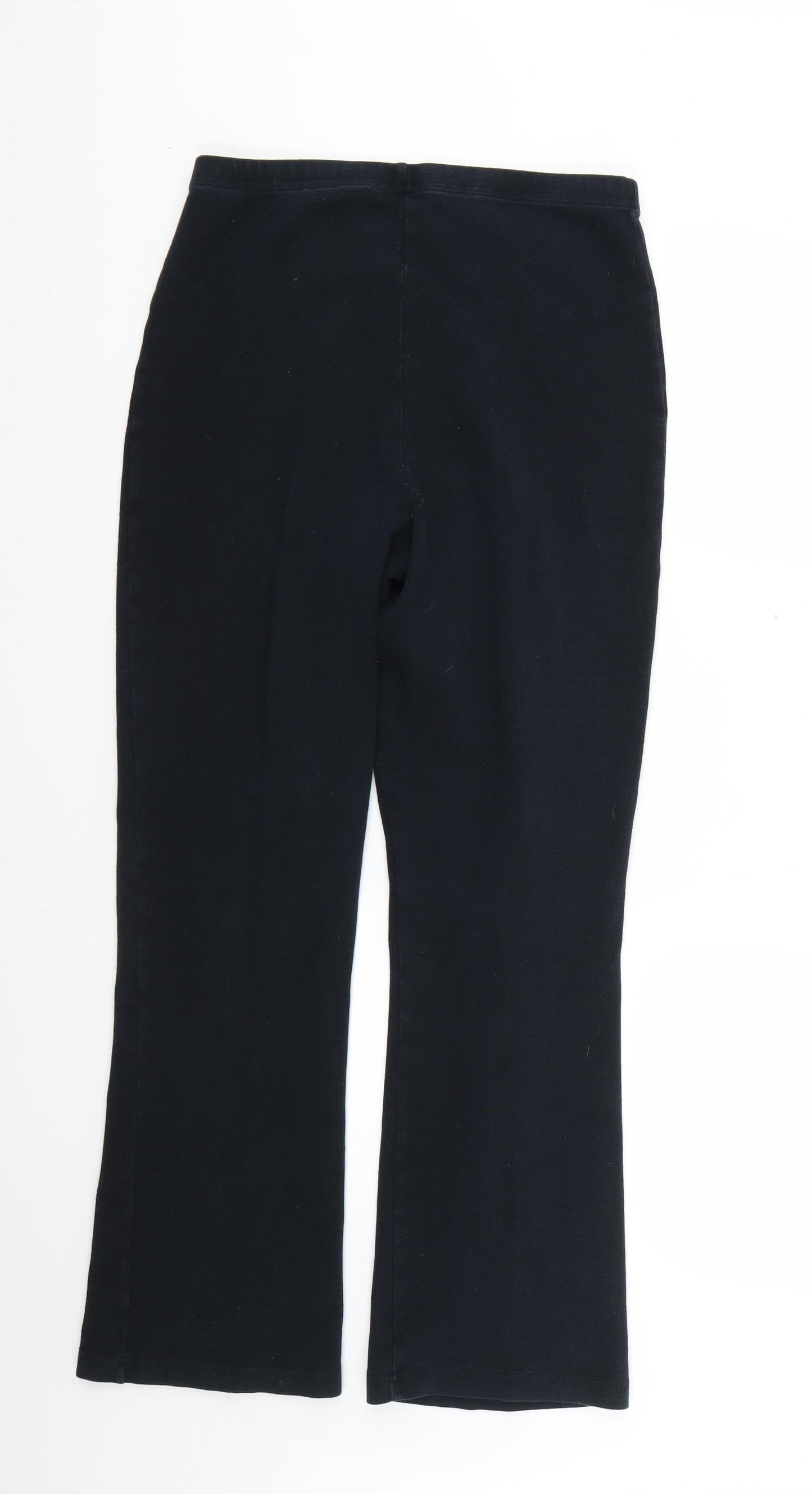 Womens UK Size 14 best basics Regular Fit  Black Trousers