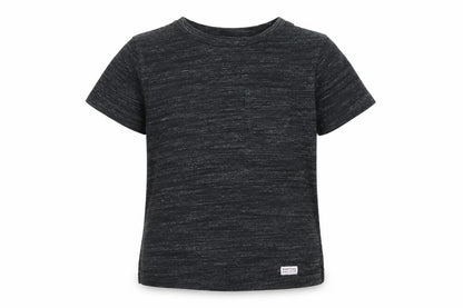 Front view of George boys’ grey basic t-shirt, size 5-6, years