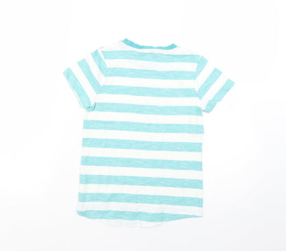 Nutmeg Boys Multicoloured Striped  Basic T-Shirt Size 5-6 Years