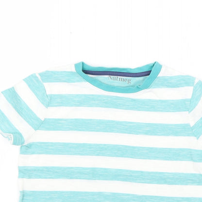 Nutmeg Boys Multicoloured Striped  Basic T-Shirt Size 5-6 Years