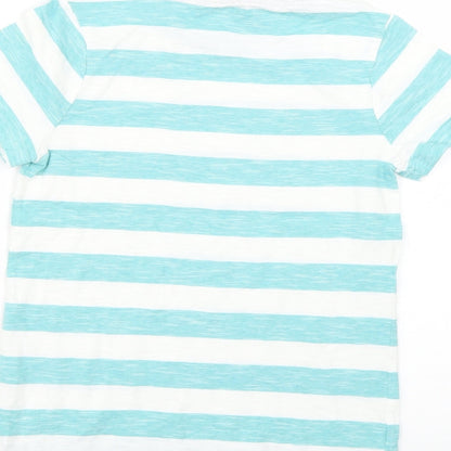 Nutmeg Boys Multicoloured Striped  Basic T-Shirt Size 5-6 Years