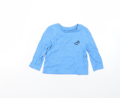Front view of Very Baby Blue Basic T-Shirt, size 12-18, Months