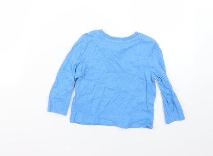 Back view of Very Baby Blue Basic T-Shirt, size 12-18, Months