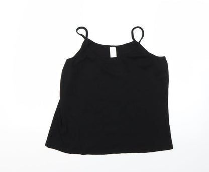 Womens UK Size 20 Preworn Black Basic Tank