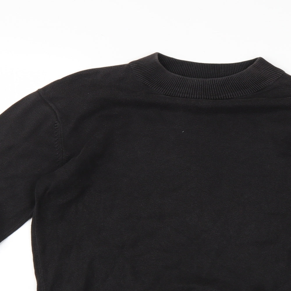 Brave Soul Mens Black   Pullover Jumper Size M