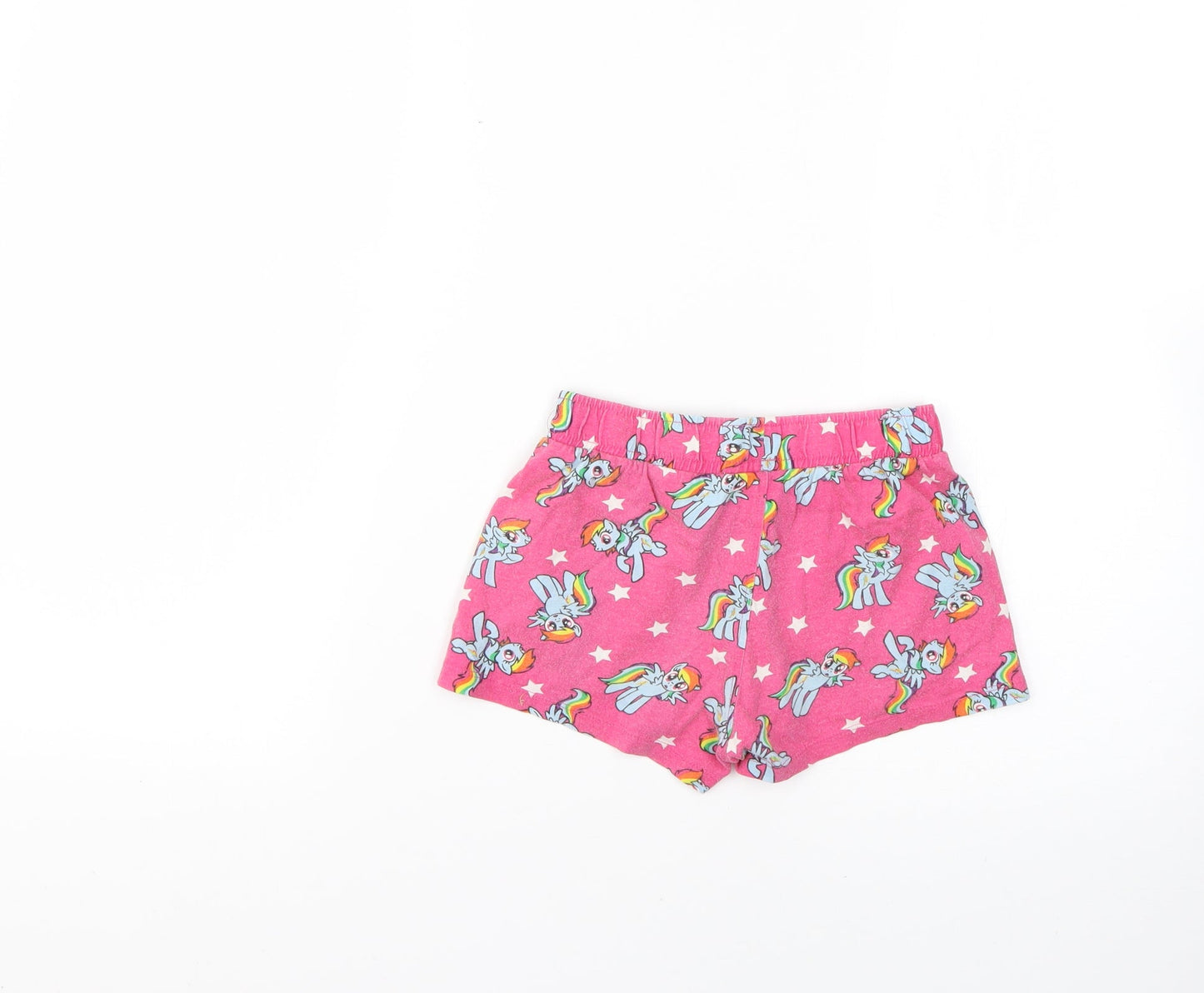 My Little Pony Girls Pink Geometric   Pyjama Pants Size 6-7 Years
