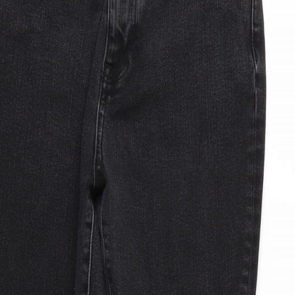 Denim & Co. Womens Black   Skinny Jeans Size 12 L24 in