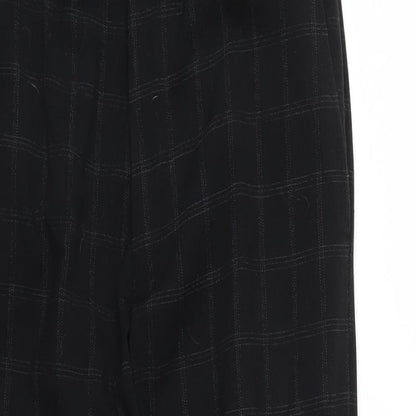Mens UK Size  Cedar Wood State Regular Fit  Black Trousers