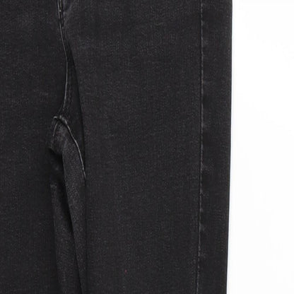 Denim & Co. Womens Black   Skinny Jeans Size 10 L26 in
