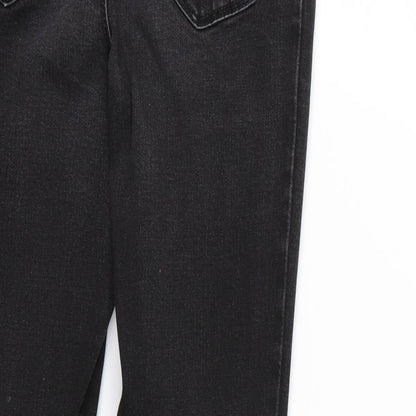 Denim & Co. Womens Black   Skinny Jeans Size 10 L26 in