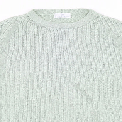 P Essentials Womens Blue  Knit Pullover Jumper Size 18