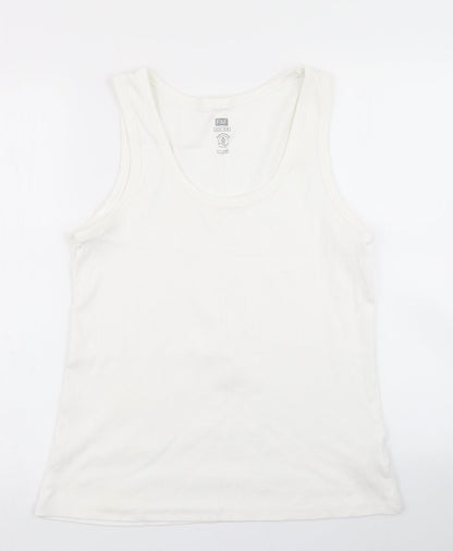 F&F Womens White   Basic Tank Size 20