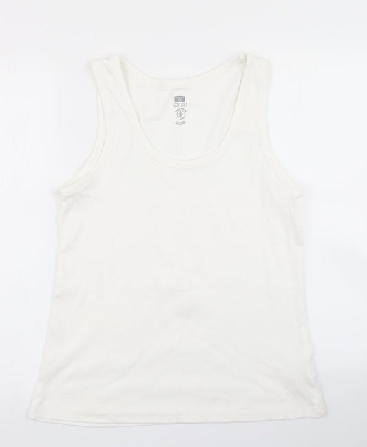 F&F Womens White   Basic Tank Size 20