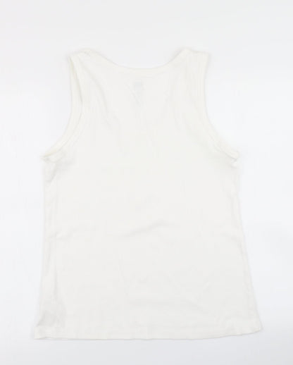 F&F Womens White   Basic Tank Size 20