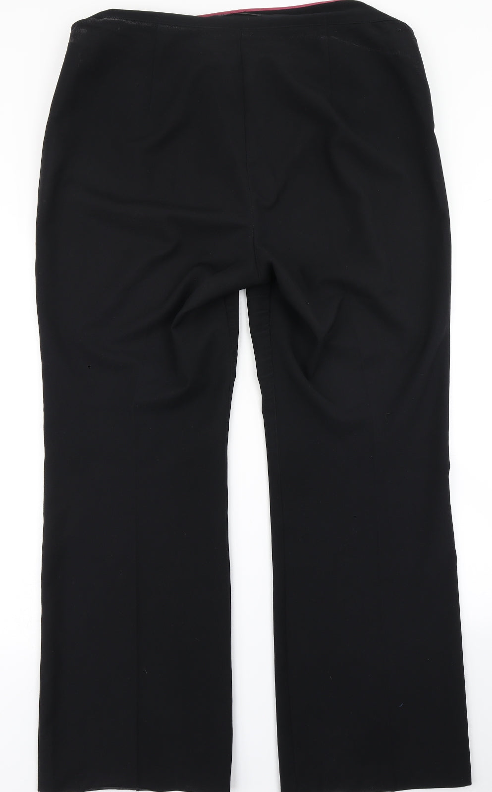 Womens UK Size 16 Marks & Spencer Regular Fit Dress Pants Black Trousers