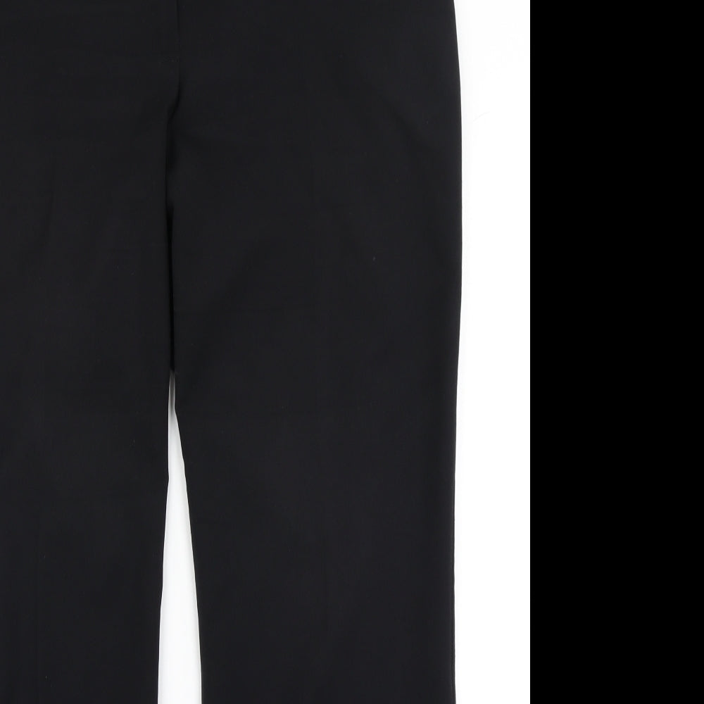 Womens UK Size 16 Marks & Spencer Regular Fit Dress Pants Black Trousers