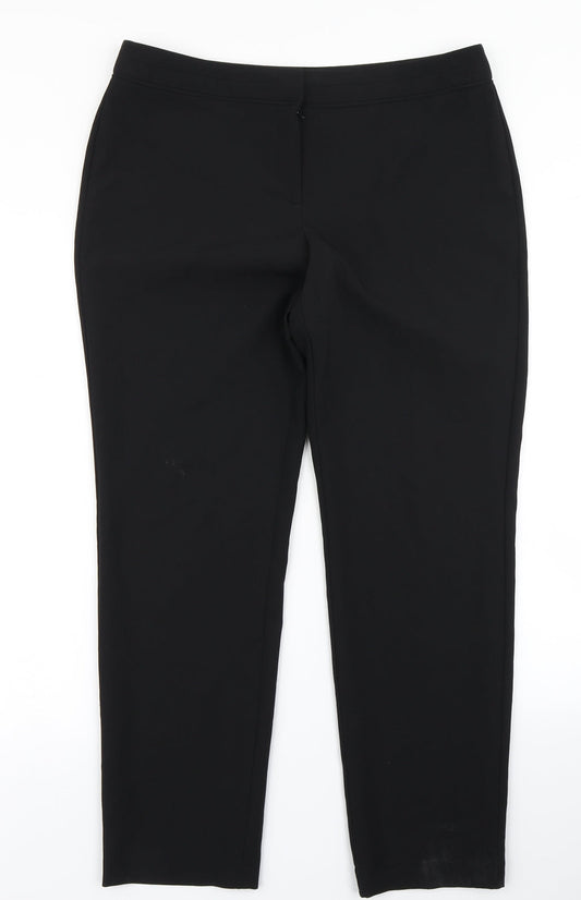 F&F Womens Black   Dress Pants Trousers Size 12 L27 in