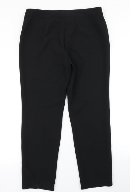 F&F Womens Black   Dress Pants Trousers Size 12 L27 in