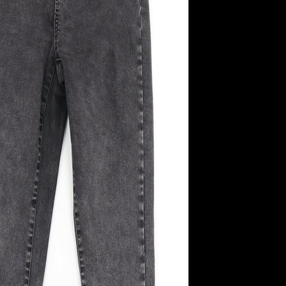 Denim Co Womens Grey  Denim Skinny Jeans Size 14 L26 in