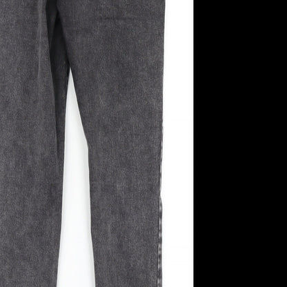 Denim Co Womens Grey  Denim Skinny Jeans Size 14 L26 in
