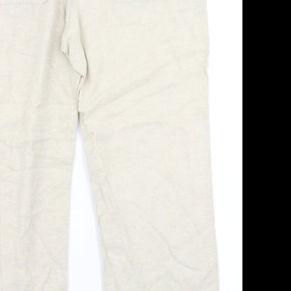 TU Womens Beige   Cargo Trousers Size 14 L25 in