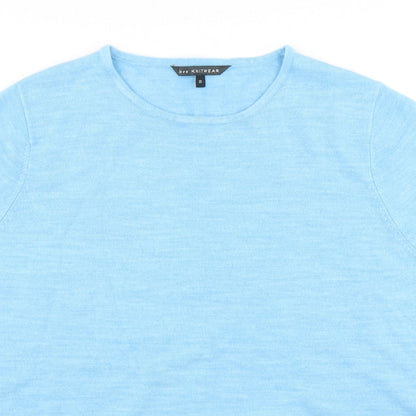 Love Knitwear Womens Blue  Knit Pullover Jumper Size 20