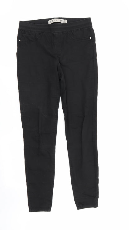 Womens UK Size 10 denim and co Regular Fit Jegging Black Jeans