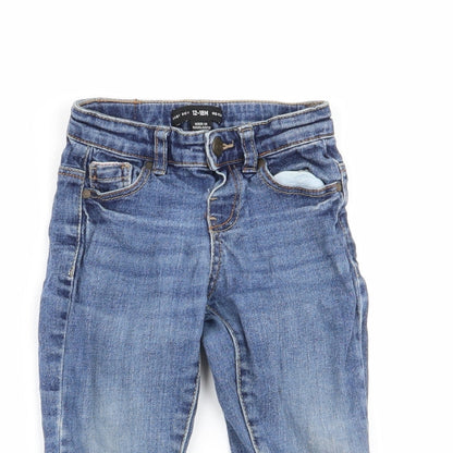 denim and co Boys Blue   Cargo Jeans Size 12-18 Months