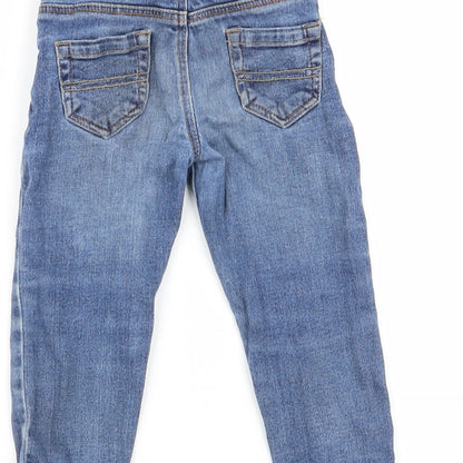 denim and co Boys Blue   Cargo Jeans Size 12-18 Months