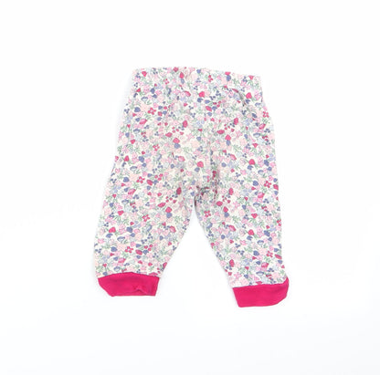 pimark Girls Multicoloured Floral  Babydoll Pyjama Pants Size 6-9 Months