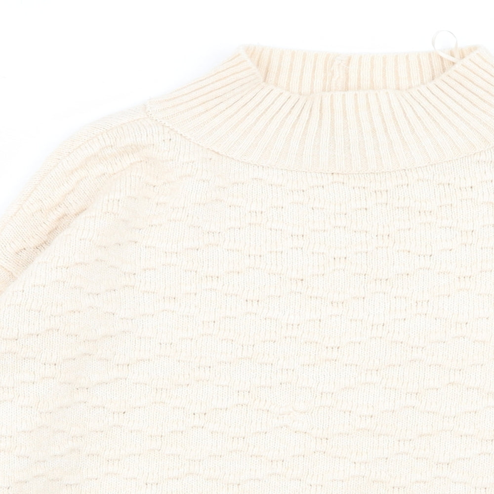 Womens UK Size M NEXT Beige Pullover Jumper