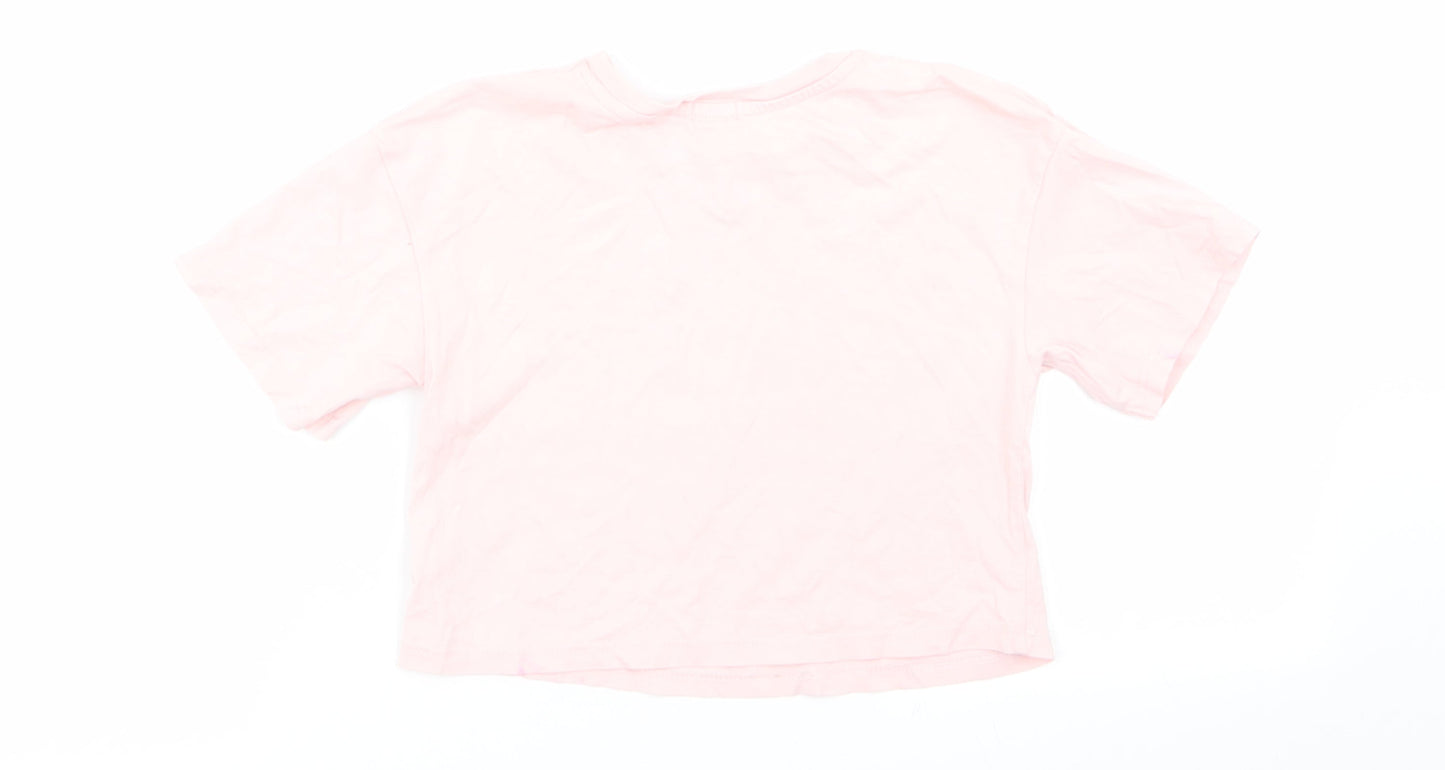 River Island Girls Pink   Basic T-Shirt Size 5-6 Years