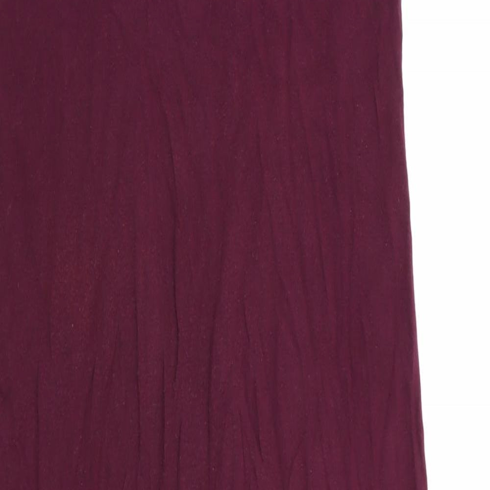 H&M Womens Purple   Fit & Flare  Size 6