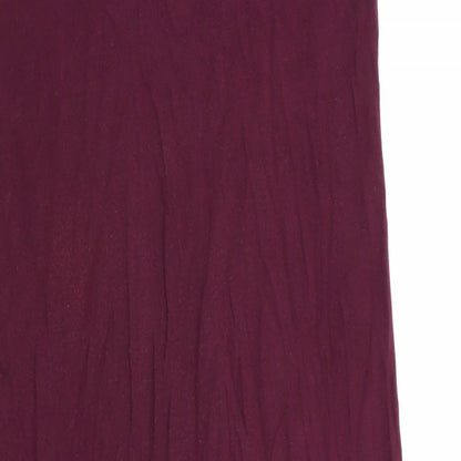 H&M Womens Purple   Fit & Flare  Size 6