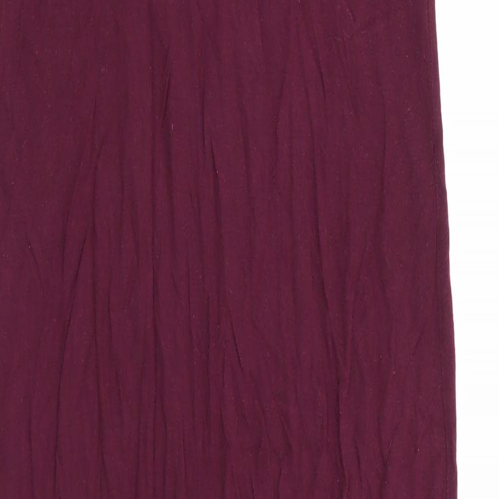H&M Womens Purple   Fit & Flare  Size 6