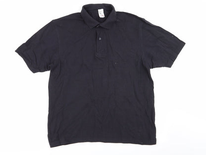 Preworn Mens Black    Polo Size M