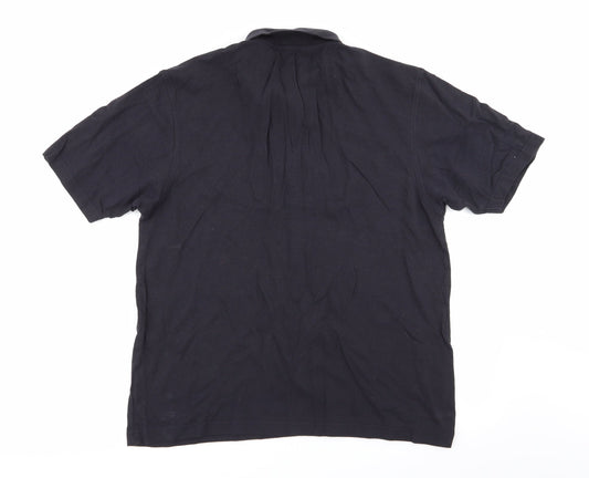 Preworn Mens Black    Polo Size M