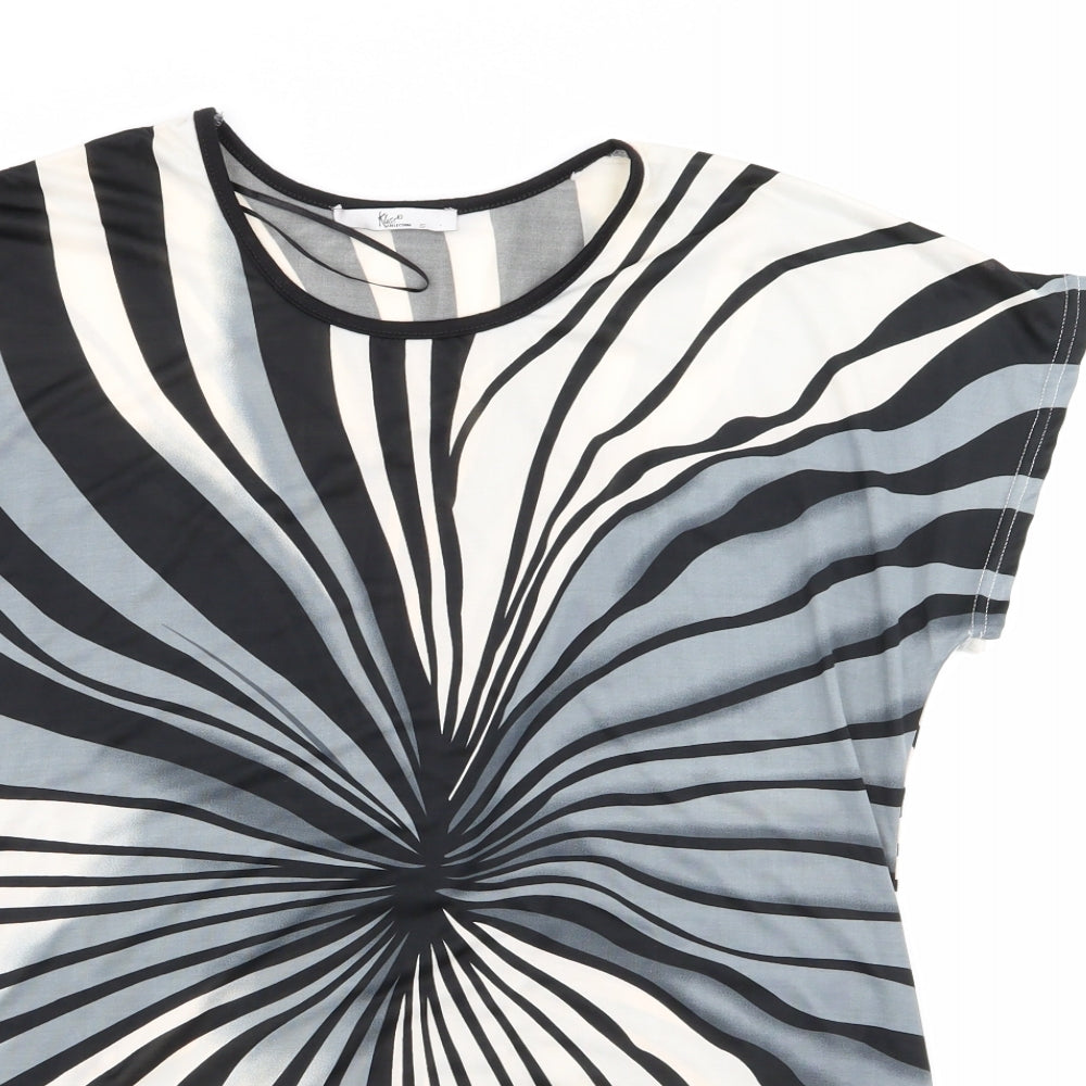 Womens UK Size S Klass Multicoloured Basic T-Shirt