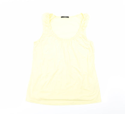 Asda George Womens Yellow   Basic Tank Size 14