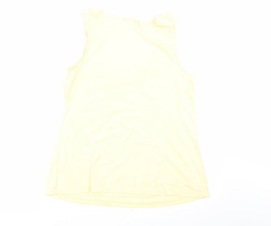 Asda George Womens Yellow   Basic Tank Size 14