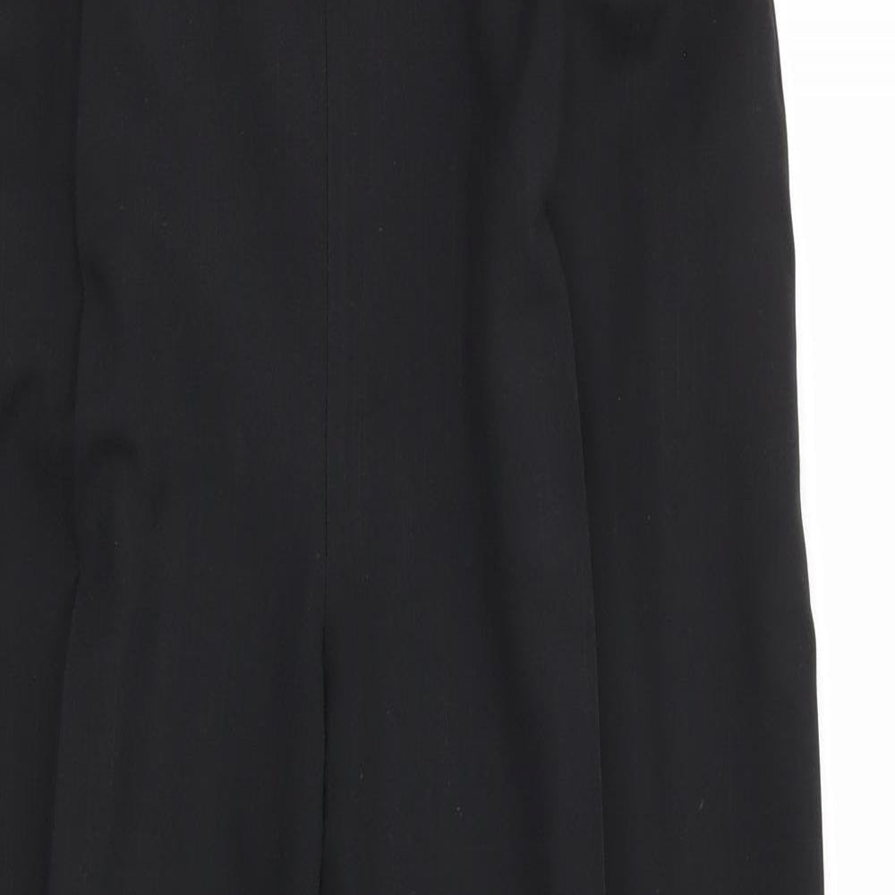 Womens UK Size 12 BHS Regular Fit  Black Trousers