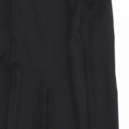 Womens UK Size 12 BHS Regular Fit  Black Trousers