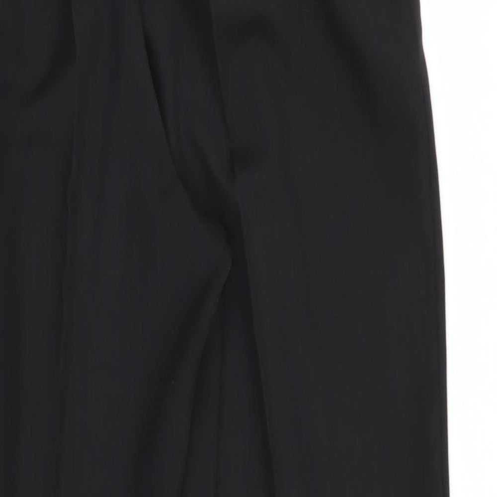 Womens UK Size 12 BHS Regular Fit  Black Trousers